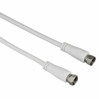 Hama 122434 St antennakábel f-f, 90db, fehér, 1,5m () kép