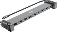 Hama 135765 Usb 3.1 type-c, 9in1 dokkoló adapter (usb3.1,hdmi,lan,usb-c,pd,sd) () kép