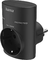 Hama 223322 Hálózati túlfeszültségvédő adapter black kép