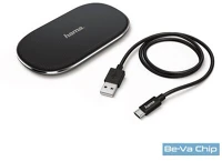 Hama 183344 183344 vezeték nélküli indukciós mobiltelefon töltő, fekete kép