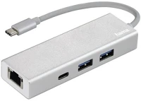 Hama 200108 Fic usb 3.2 gen1 type-c hub+lan kép