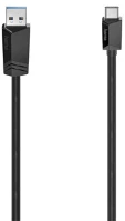 Hama 200657 FIC USB 3.2 200657 fic usb 3.2 type-c- usb a fekete 1m adatkábel kép