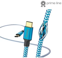 Hama 201557 Adatkábel usb type-c, kék kép