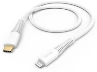 Hama 201603 FIC E3 Kábel - 201603  (usb-c/lightning, usb 2.0, 1,5m, fehér) kép