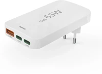 Hama 201976 00 mobiltelefon töltő laptop, tápérintkező, okostelefon, táblagép fehér váltakozó áram gyorstöltés beltéri kép