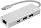 Hama 200108 USB 200108 usb type-c hub (2x usb-a, usb-c, lan) kép