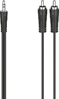 Hama 2RCA Fic sztereo 3,5mm jack alj- 2rca dugó 0,1m adapter kép