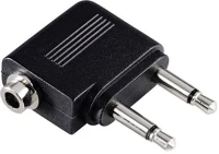 Hama 43357 Repűlőgép adapter 2x3,5mono-1x3,5 sztereo alj. kép