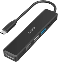 Hama 5IN1 5-in-1 5-port usb-c dokkoló fekete kép