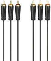 Hama FIC AV 3RCA-3RCA 1,5M Fic av 3rca-3rca 1,5m összekötőkábel kép