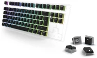 Hama PBT KEYKAP Urage doubleshot pbt keykap szett black uk/us kép