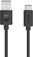 Hama USB 2.0 USB-A/TYPE-C 86447, adatkábel usb 2.0 usb-a/type-c  (60w) 1,2m, fekete kép