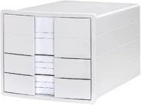 Han 1017-12 Irattartó  impuls a4/c4 3 fiókos fehér kép