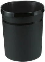 Han 21.0024301 Papírkosár műanyag tömörfalú  trend fekete 18l kép