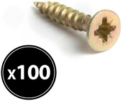 Handy 04802A Forgácslap csavar - sárga - 3 x 16 mm - 100 db / csomag () kép