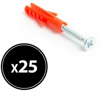 Handy 04822A Tipli + csavar - 6 x 30 mm - 25 db / csomag () kép