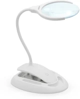 Handy 10795 Nagyítós, asztali led lámpa érintőkapcsolóval, akkumulátorral () kép