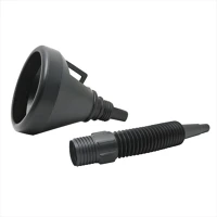 Handy 10898B Üzemanyag tölcsér - fém szűrővel - 36 x ø3,5/13,5 cm kép