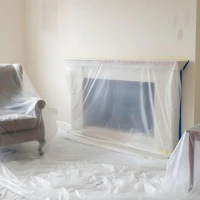 Handy 20 X 2,5 M - 7 Takarófólia maszkolószalaggal - 20 x 2,5 m - 7 mikron kép