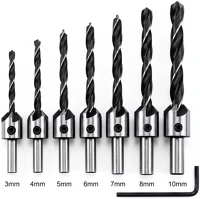 Handy 3/4/5/6/7/8/10 MM Fúrószár készlet süllyesztővel - fához - 3/4/5/6/7/8/10 mm (10165) kép