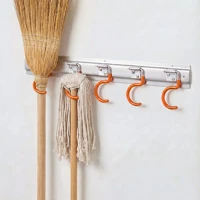 Handy 57148C univerzális fali takarítóeszköz/szerszám tartó, akasztókkal - 5 részes kép