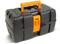 Handy GL11011B Műanyag szerszámos láda három tálcával - 37 x 23 x 21 cm kép