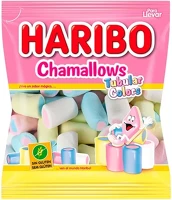 Haribo 14.02207 Gumicukor  chamallows tubular colors gluténmentes 90g kép