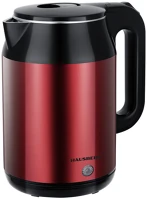 Hausberg HB-3623RS 2,2l vörös dupla falú acél vízforraló 1800w kép