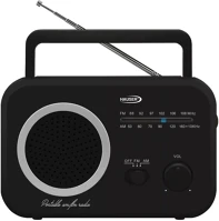 Hauser TR-9205 AM/FM analóg táskarádió, max. 0,8 w rms teljesítmény, elemes és hálózati kép