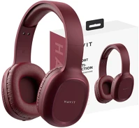 Havit IN33585 H2590bt pro wireless bluetooth headphones (red) kép