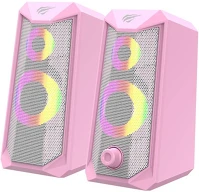Havit SK202 Hangszóró szett, 2.0, 2 x 5w, vezetékes, 3.5mm, pink kép