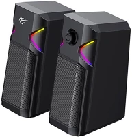 Havit SK205 Hangszóró szett, 2.0, 2 x 5w, vezetékes, 3.5mm, fekete kép