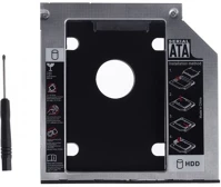 Hct 028-072 028-072 hdd/ssd laptop beépítő keret optikai meghajtó helyére 9,5 mm kép