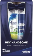 Head SAMPON&BOROTVA & shoulders+gillette ajándékcsomag (sampon&borotva zselé) kép