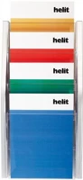 Helit COR_INH6270100 Katalógustartó, fali, a4, 4 rekeszes, ezüst kép