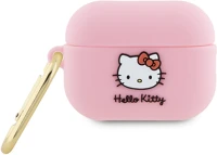 Hello kitty NT3666339189693 Airpods pro 2 tartó:  3d - pink szilikon tok ﻿ kép