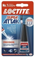 Henkel 304061 Henkel Loctite Super Attak Precision Pillanatragasztó 5g