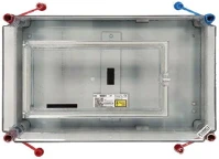Hensel HB1000V-T 1xv32a++1xh63a 1-szintes 2-mérőhely 1 szerelőlappal 1f mérőszekrény kép