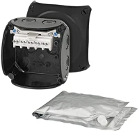 Hensel WP 0202 B Vízálló kábelösszekötő doboz kiöntőmasszával fekete (62000098) kép