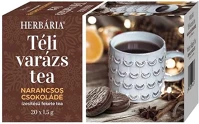 Herbária 30.01019 Gyümölcstea  téli varázs narancs-csokoládé 20 filter/doboz kép
