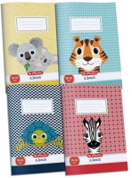 Herlitz 09092297 Cute animals a5 20-32 sima füzet kép