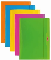 Herlitz 09565573 Herlitz color blocking a4 pólyás gumis mappa