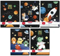 Herlitz 400200761 Space adventure a5 27-32 kockás füzet kép