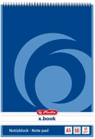 Herlitz A5 50LAP A5 50lap vonalas spirálblokk kép