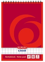 Herlitz A/7 50 A7 50 lap vonalas spirálblokk kép