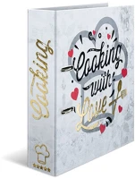 Herma 19669 Iratrendező  a/4 70 mm gerinccel receptekhez cooking with love kép