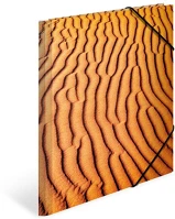 Herma 19774 Gumis mappa karton  a/4 homok kép