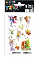 Herma 6764 Tetováló matrica  tündérek színes kép