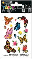 Herma 6766 Tetováló matrica  pillangók színes kép