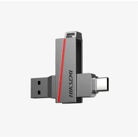 Hiksemi HS-USB-E307C(STD)/256G/U3/NEWSEMI/WW Hikvision  pendrive - dual slim, 256gb, usb3.2 - type-c, ezüst kép